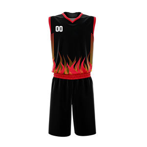 Uniforme de Baloncesto Personalizado Hecho en Pakistán, 100% Poliéster, Unisex, de Alta Calidad, Transpirable, de Secado Rápido, Conjuntos de Ropa de Entrenamiento sin Mangas - Product Image 1