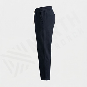 Pantalon habillé en flanelle pour homme, respirant, en coton OEM, décontracté, formel, de qualité supérieure, confortable - Product Image 3