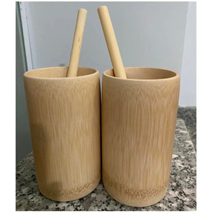 Taza de bambú Natural hecha a mano no tóxica, accesorios ecológicos para el hogar y la cocina, alta calidad - Product Image 6