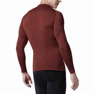 Alta calidad Unisex compresión MMA Rash Guard transpirable manga larga camisa protección personalizable para hombres - Product Image 3