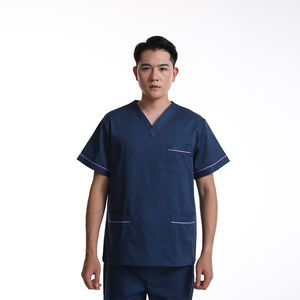 Tenues médicales d'infirmière d'hôpital, ensembles de blouses médicales en tissu polyester léger, uniformes pour le personnel de santé - Product Image 6