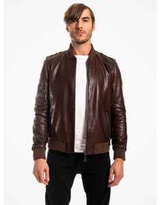 Wholesale OEM Custom <b>Boys</b> Classic Biker Motorcycle PU <b>Leather</b> <b>Jacket</b> for Men Long Winter Season Solid Design Embroidery Canvas - Product Image 5