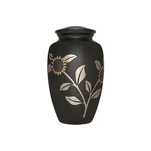 Urnes humaines en métal fantaisie cendres urnes funéraires en métal classiques et urnes commémoratives de taille personnalisée - Product Image 1