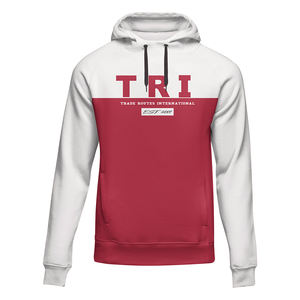 เสื้อฮู้ดแบบสวมหัวมีเชือกดึงผ้าขนแกะผ้าฝ้ายลายสีพื้นสำหรับฤดูหนาว - Product Image 1