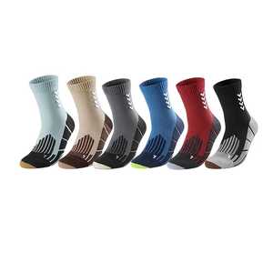 Calcetines de baloncesto profesionales para hombres, tauromaquia, toalla gruesa, parte inferior de la tripulación, altura, entrenamiento de adultos de punto - Product Image 4