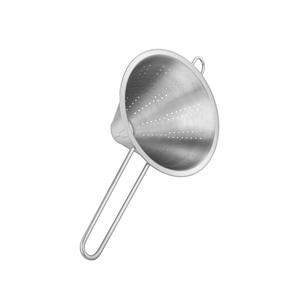 Wholesale Supplier Stainless Steel Conical <b>Strainer</b> with Metal Wire Handle Kitchen Cone Filter Frying Oil Residue Filter - Product Image 1