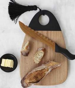 Planche à découper compacte en bois de gros conçue pour les petites cuisines offrant une surface de coupe attrayante et fonctionnelle - Product Image 5