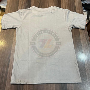 T-shirts d'été décontractés 100 % coton tricoté épais, respirants et écologiques à manches courtes - T-shirt vierge personnalisable pour - Product Image 4