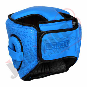 Protège-tête de kickboxing en cuir léger avec logo personnalisé, équipement de sécurité respirant, protection pour les jeunes et les adultes, taekwondo, boxe, sports - Product Image 5