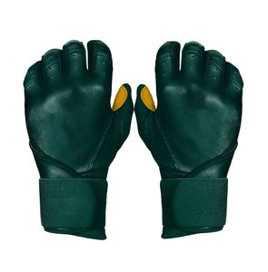 Guantes de Bateo de Béisbol de Cuero Genuino Antideslizantes con Agarre Fuerte, Suministro Directo de Fábrica 2025, Colores y Tamaños Personalizados, para Mano Izquierda/Derecha - Product Image 3