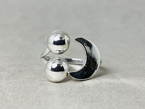 Bijoux Hip Hop 925 Sterling Silver Handmade Double Ball Rings Gypsy Rings Direct Manufacturer Selling Fine Jewelry - Product Image 2