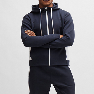 Oem Tech Fleece Slim Fit Chándal para hombre Chándal Pieza Ropa deportiva Pantalones de chándal y Sudadera con capucha Conjunto para hombres Chándales para hombres - Product Image 4