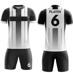 Maglie da calcio per Club sportivi da corsa con sublimazione miglior Design da uomo Set uniforme da calcio personalizzata