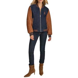 Servicio OEM ODM, Chaqueta Universitaria de Manga Larga para Mujer, Chaqueta Universitaria Corta de Béisbol para Mujer, Chaquetas Universitarias para Invierno - Product Image 3