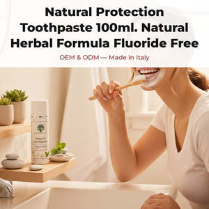 Pasta Dental Herbal Natural RedMoringa 100ml Sin Flúor, Sabor a Menta Fresca, Marca Privada OEM, Uso Hotelero - Product Image 2