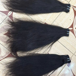 Vente en gros de cheveux vierges indiens bruts naturels non traités, boules de cheveux vierges d'un seul donneur - Product Image 2