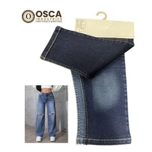 Tissu denim sergé teint en fil, poids lourd, 12 fils, haute extensibilité, pour vêtements féminins et masculins - Product Image 5