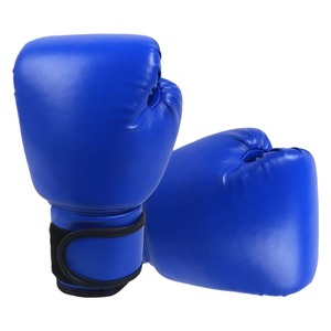 Guantes de boxeo de cuero impermeables de Color sólido para mujeres y hombres Sanda Training Sandbags Muay Thai Combat Kickboxing Guantes para adultos - Product Image 2