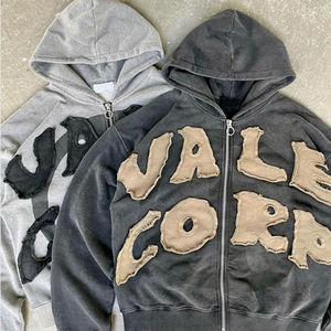 เสื้อมีฮู้ดปักลายประดับด้วยพลอยเทียมดีไซน์แฟชั่น - Product Image 3