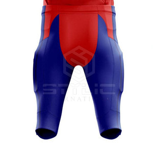 Uniforme de football américain couleur unie vêtements de sport uniforme de football américain sur mesure à séchage rapide - Product Image 6