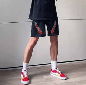 กางเกงขาสั้นเล่นกีฬาระบายอากาศของผู้ชายผ้าโพลีเอสเตอร์ชุดออกกำลังกายสำหรับฤดูร้อน - Product Image 6