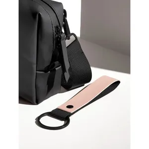 Sustainable Matte PU Promotional Keychains & <b>Carabiners</b> <b>Keyring</b> for Merchandising - Product Image 2