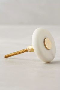 ลูกบิดลิ้นชักทองเหลืองหินอ่อนธรรมชาติที่จับหินสีขาวเขียวสำหรับห้องนอนห้องนั่งเล่นเฟอร์นิเจอร์และตู้ครัว - Product Image 3