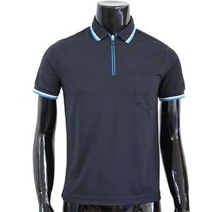 Polo Premium de Media Cremallera Personalizado para Hombre, Transpirable, de Manga Corta para Golf - Product Image 1