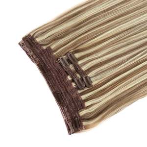 Extensions de cheveux Halo Blend # Mélange blond platine brun moyen 6/60 - Product Image 3