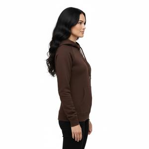2026 Trend Carafe Brown Hoodie <b>Women</b> Streetwear <b>Pullover</b> High Quality Cotton Fleece Oversized Hooded Sweatshirt Sweatsuit hoodie - Product Image 4