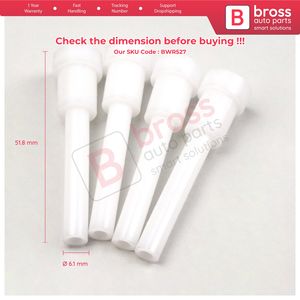 BWR527 Juego de 4 Cables de Repuesto para Elevalunas, para 406 A6 C5 A4 B6 B7 Exeo 3R Arosa 6H Lupo Transporter T5 X5 E53 - Product Image 2