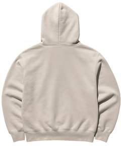 Sudadera con Capucha Unisex de Felpa Gruesa Color Beige Claro, Sudadera Lisa de Algodón Suave, Ropa Urbana con Bolsillo Tipo Canguro, Diseño Personalizado OEM - Product Image 2