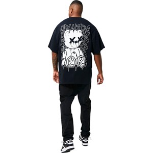 Vente en gros ODM T-shirt personnalisé 100% coton respirant à motifs col en O maillot ajusté long design décontracté avec tissu éponge - Product Image 2