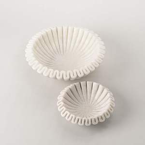 Cuenco de mármol blanco de diseño personalizado clásico - Product Image 6