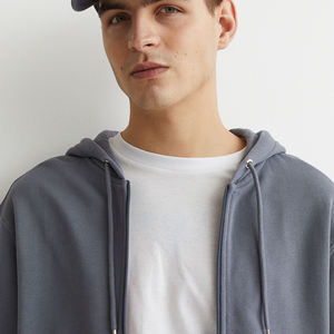 Sudadera con Capucha Extra Grande Personalizada para Hombre, Estilo Urbano Holgado, Talla XS, Algodón Poliéster, Venta al por Mayor, Tinte Liso, Felpa, Otoño - Product Image 4