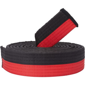 Ceintures brodées en coton respirant, fournisseur en gros de ceintures de karaté, ceintures d'arts martiaux, ceintures d'entraînement de Taekwondo, de karaté et de judo - Product Image 1