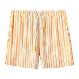 กางเกงว่ายน้ำสตริเปอร์สีเหลืองออกแบบด้วยวัสดุยืดหยุ่นแบบมีกระเป๋าด้านข้างและอเนกประสงค์สำหรับชายหาดหรือออกกำลังกาย - Product Image 1