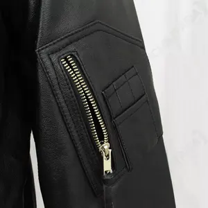 Veste en cuir de qualité supérieure Veste en cuir à la mode pour hommes Nouvelle veste en cuir élégante - Product Image 3