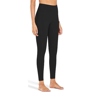 Leggings Deportivos de Cintura Media con Compresión y Color Personalizado 2025 para Mujer, Diseño Sólido, Ropa Deportiva Activa, Leggings Elásticos con Efecto Push-Up, OEM - Product Image 1
