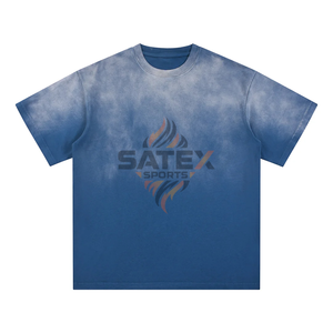 เสื้อผ้าสตรีทแวร์ผู้ชาย ผ้าคอตตอนย้อมสีแบบแอซิด น้ำหนัก 250 กรัม คุณภาพสูง ระบายอากาศได้ดี เป็นมิตรกับสิ่งแวดล้อม แห้งเร็ว ผลิตตามสั่ง ขายส่ง - Product Image 4