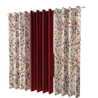 Rideaux de porte modernes de luxe en coton ondulé pour salon, décoration intérieure, occultants, style personnalisé, imperméables et ignifuges – Grande Vente