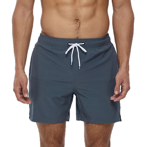 <b>Men's</b> Quick-Dry Beach Shorts Custom Logo OEM Stretch Swim <b>Trunks</b> with Zipper Pockets High-Quality <b>Men's</b> Custom Swim <b>Trunks</b> - Product Image 5