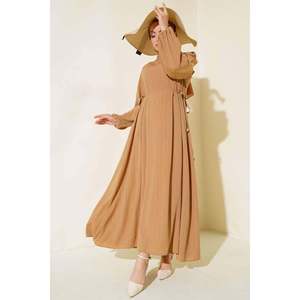 เดรสผูกเอวลำลองสีลาเต้ - Product Image 4