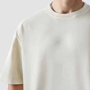 High Quality Men's Half Sleeve Summer T-Shirts 100% Pure Cotton with Mesh Breathable Neck Customized Logo - Product Image 4