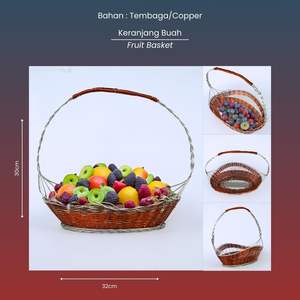 Stylish Rustic Metal Fruit <b>Basket</b> Sustainable Materials for Kitchen Decor and Daily Fruit Storage - Product Image 6