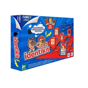 IDENTIKIT gioco da tavolo Detective 24 carte divertente per la famiglia e gli amici trovare il colpevole! - Product Image 1