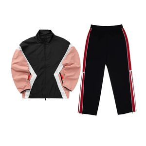 Custom Logo Waterproof Lightweight Polyester Nylon Fit <b>Wind</b> <b>Breaker</b> Men Track Suits Outdoor Nylon Windbreaker Tracksuit Set Men - Product Image 1