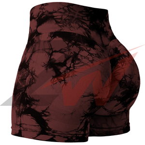 Shorts de yoga taille haute pour femme avec logo personnalisé, contrôle du ventre, effet push-up fessier, pour la gym et la course, fabricant OEM - Product Image 2