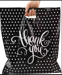 ถุงช็อปปิ้งพลาสติกกันน้ำมีโลโก้กระเป๋าช้อปปิ้งสำหรับขายปลีกพิมพ์ลายไดคัท - Product Image 3