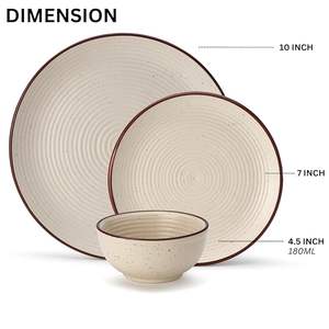 Platos de Cerámica Más Vendidos para Decoración del Hogar y Accesorios de Hotel a Precio de Fábrica de un Fabricante Indio de Platos de Cerámica - Product Image 5